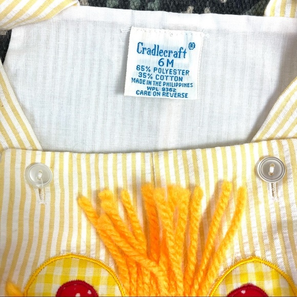 Vintage 80s Cradlecraft lion baby romper 6 months costume - Picture 4 of 9